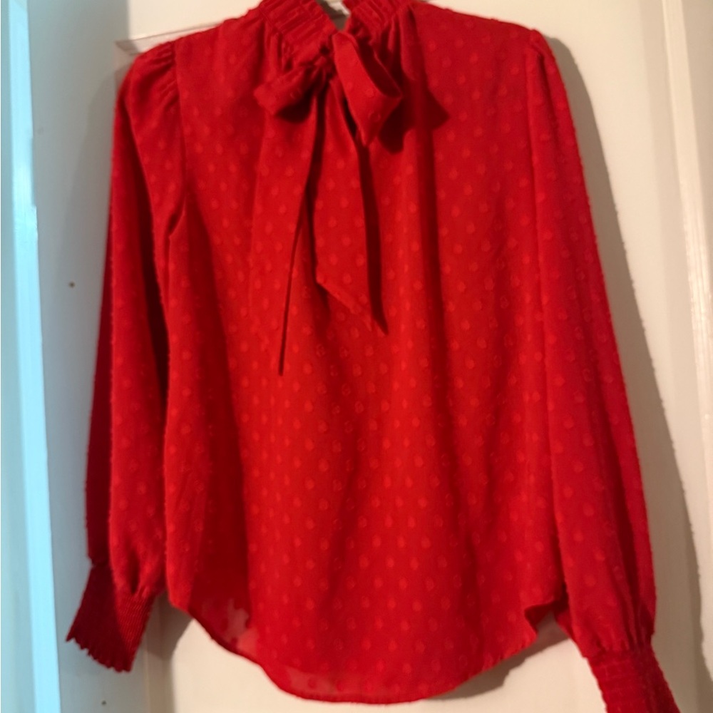 LOFT Vibrant Red Top XS